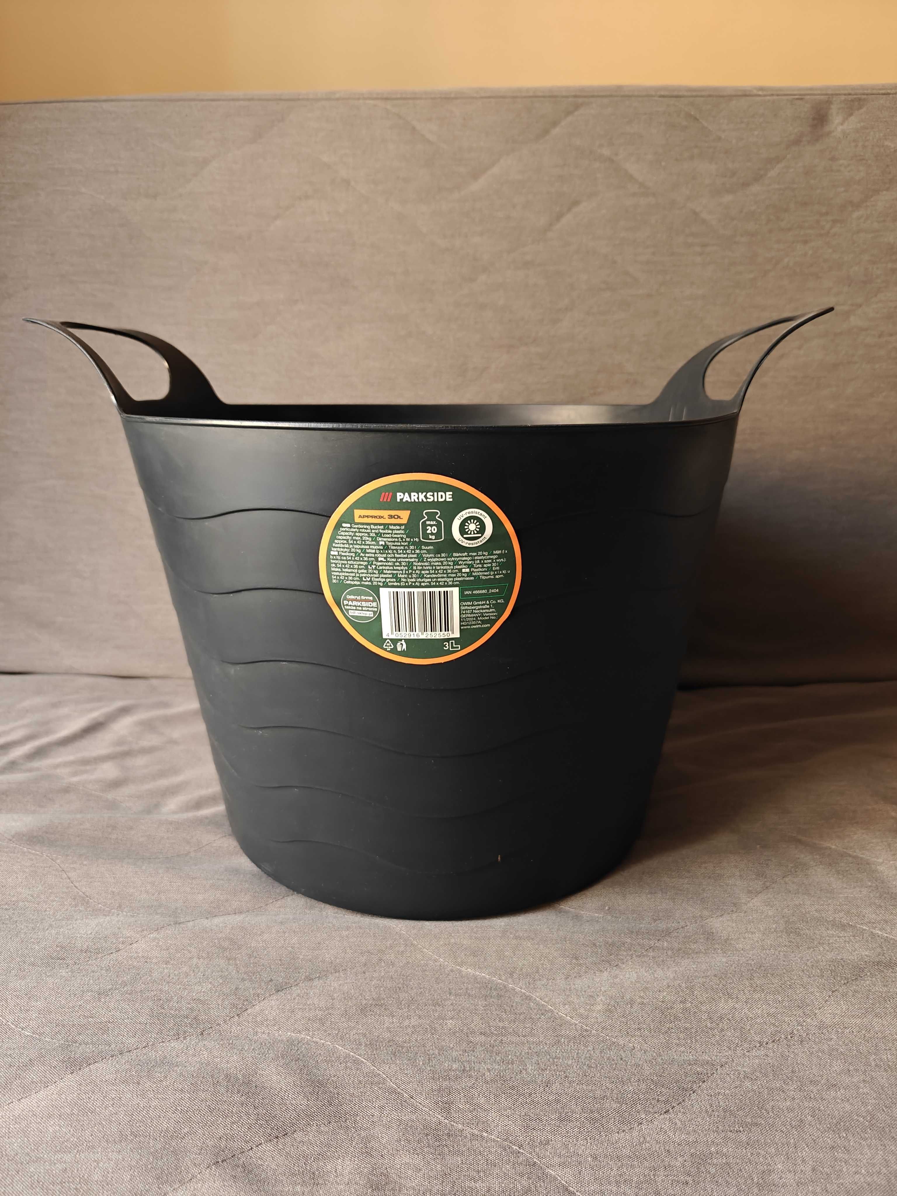 Kosz uniwersalny 30l Parkside Lidl maks. 20 kg ogrodowy