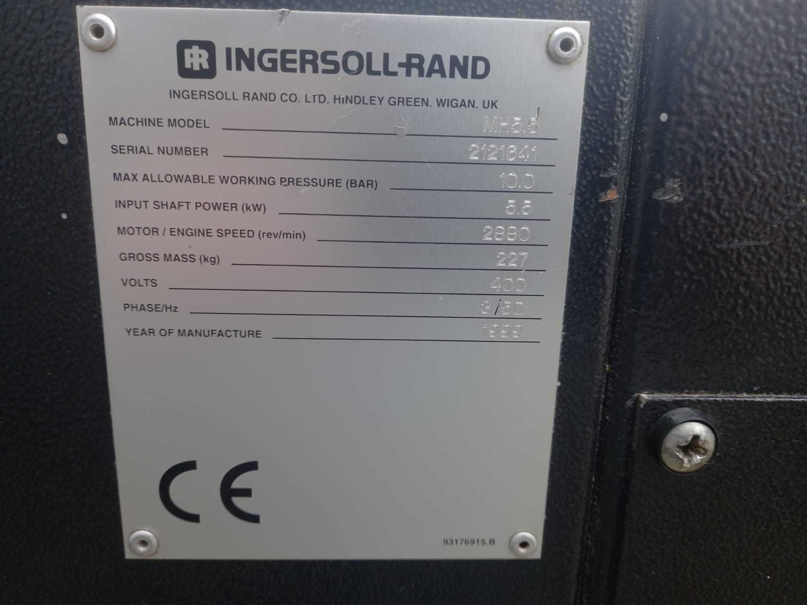 Ingersoll-Rand MH 5.5 kw 10 bar 800 Kompresor śrubowy