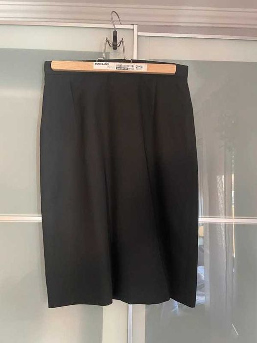 Saia Formal Fato Preta Abertura Traje Praxe Copitraje