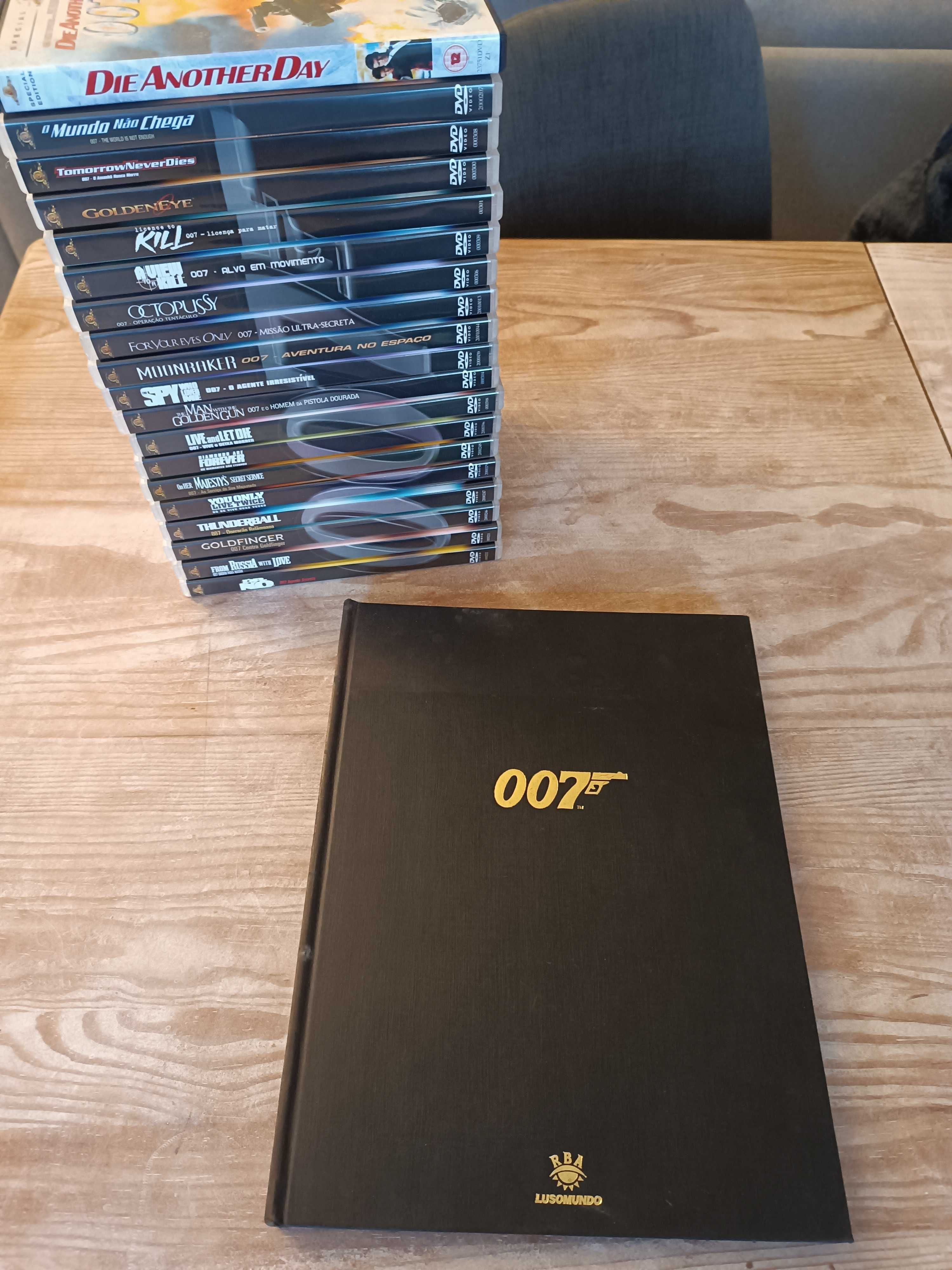 James Bond Coleção DVD e Livro