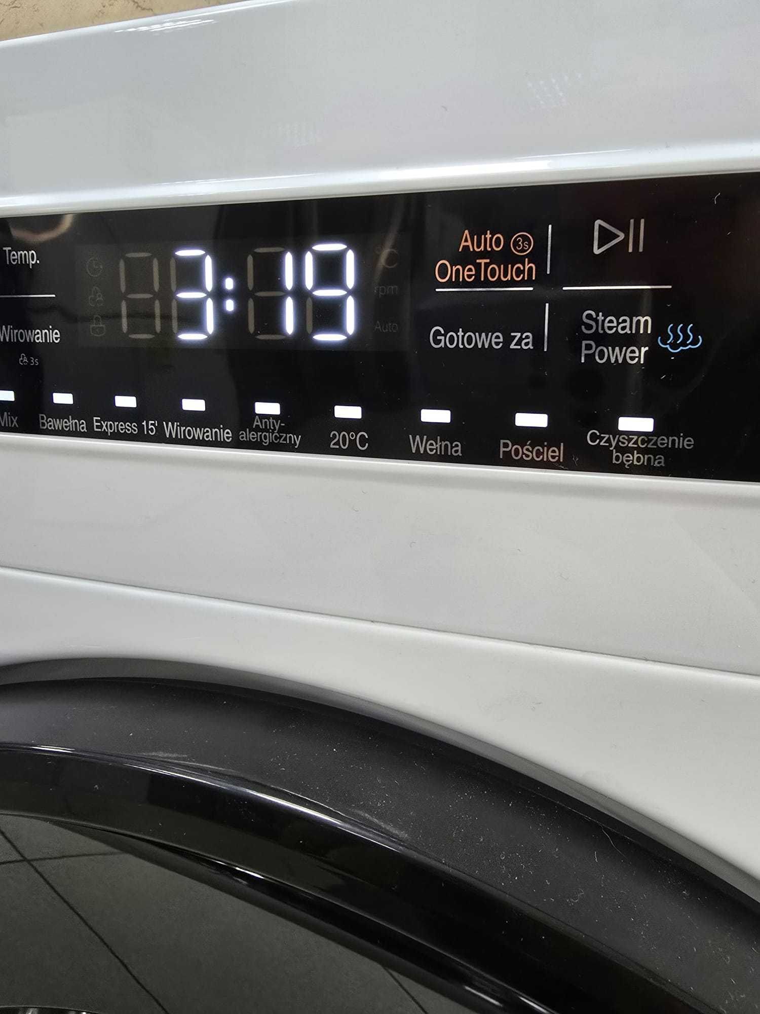 NOWA Pralka Para STEAM 9KG 1400obr Amica WAC914ALiSO gwar 2 lata