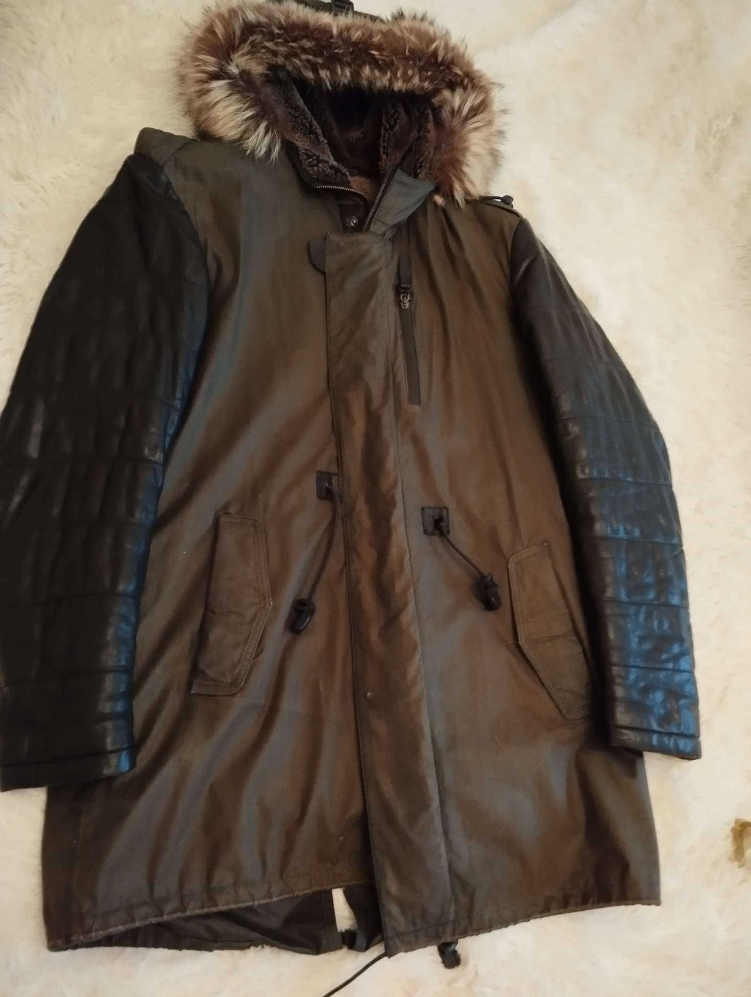Зимняя  куртка-парка мужская на мехе цегейки  «BIZZON»Турция 48р ТОРГ