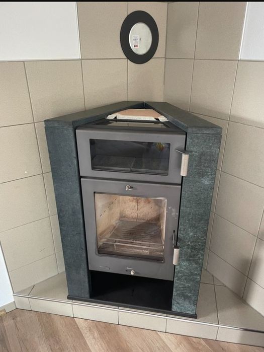 Piec kominkowy kominek koza narożny 9 KW