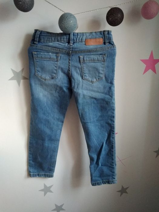 Zara girl jeansy jeansowe spodnie 4-5 lat 110 cm boyfriend