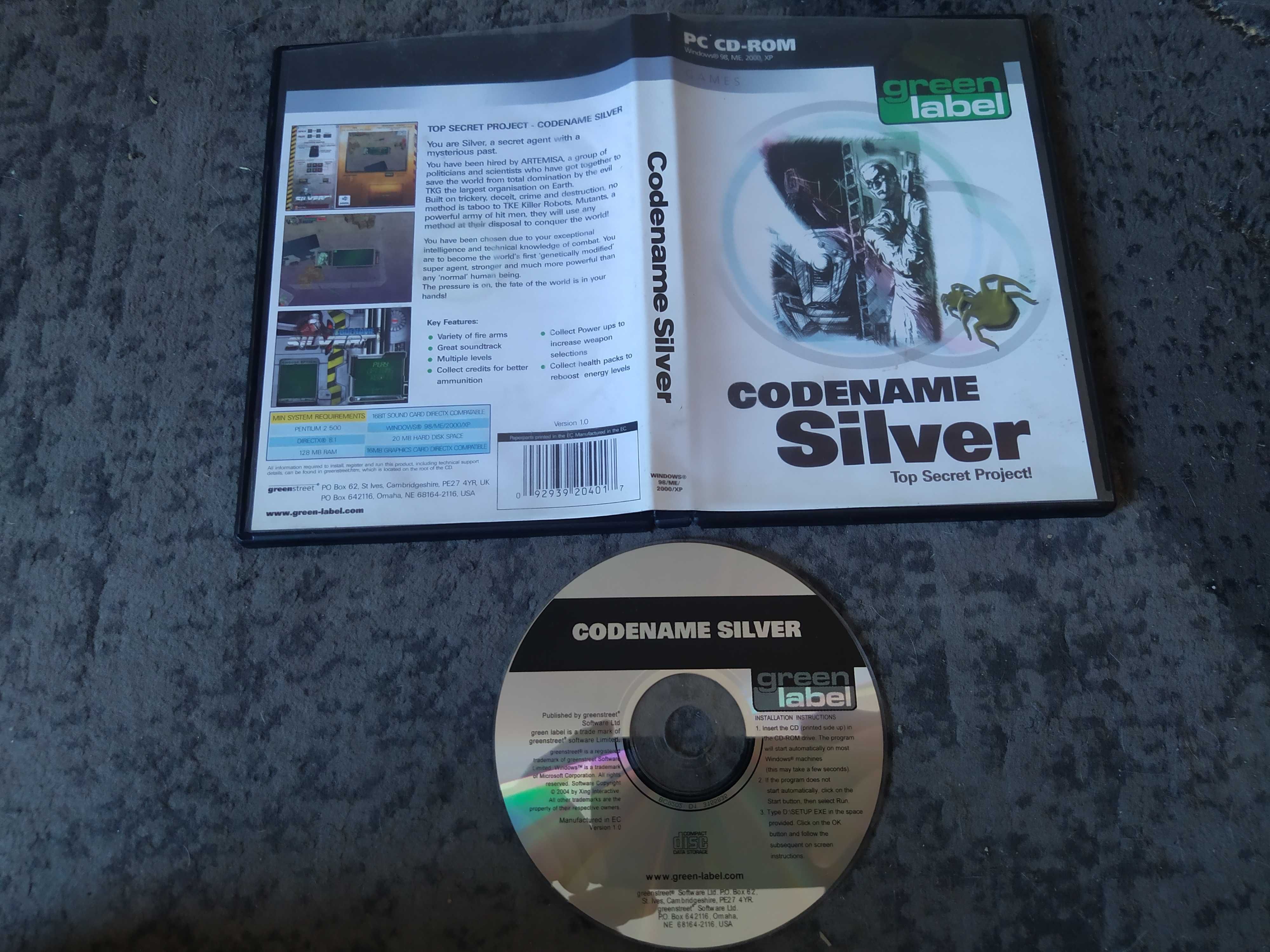 Codename Silver PC CD