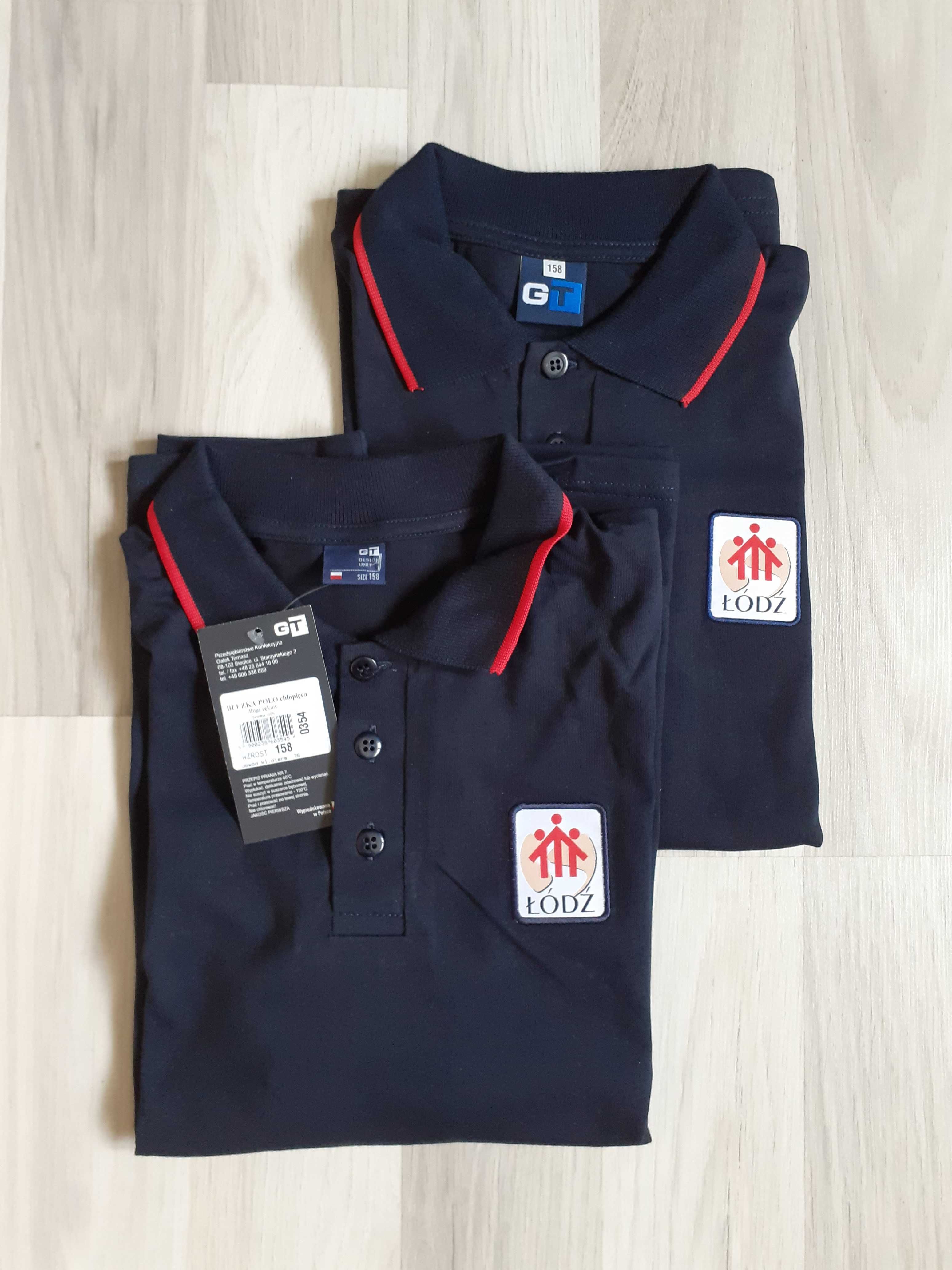 NOWE Salezjanie Łódź Mundurki Polo 158cm 2szt.