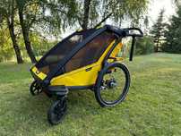 Przyczepka Thule Chariot Sport double + Jogging Kit