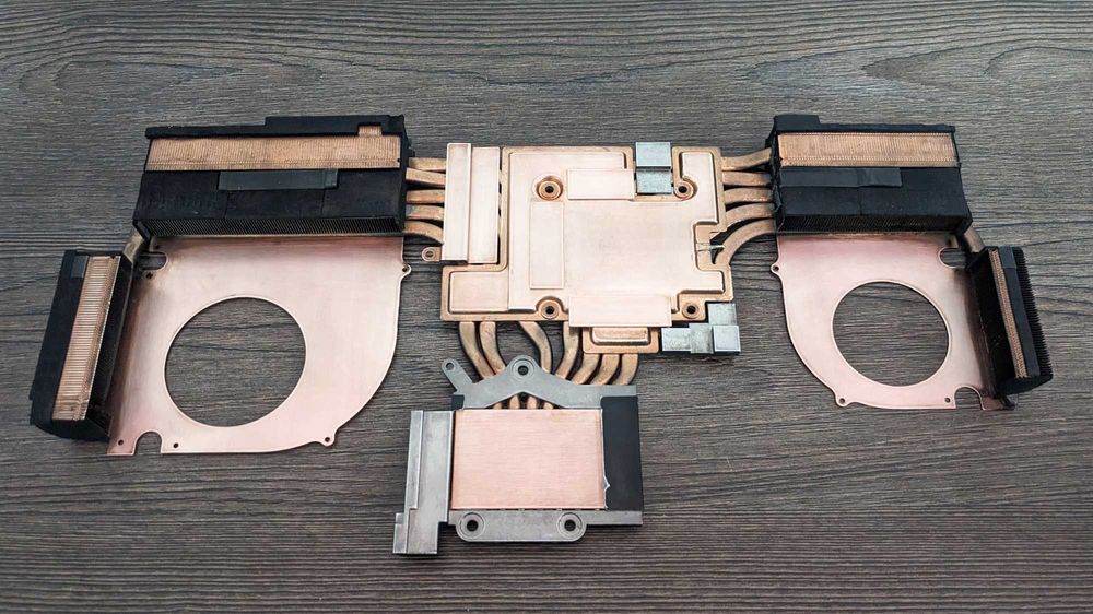 Радиатор охлаждения Clevo X170KMG X170SMG X7200 6-31-X17SN-104 XMG