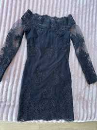 Плаття кружево жіноче чорне