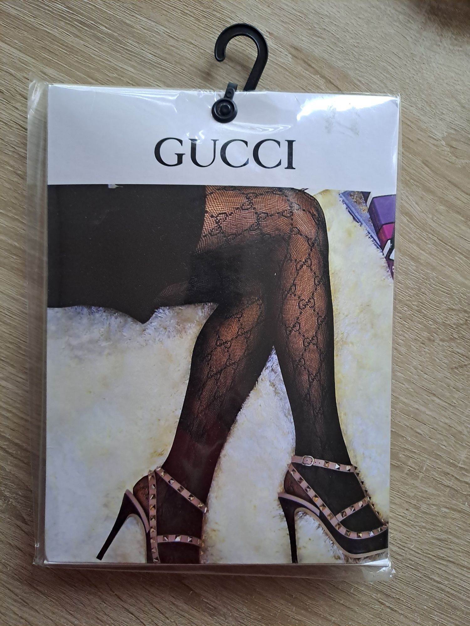 Rajstopy damskie czarne GG Gucci super fit 15
