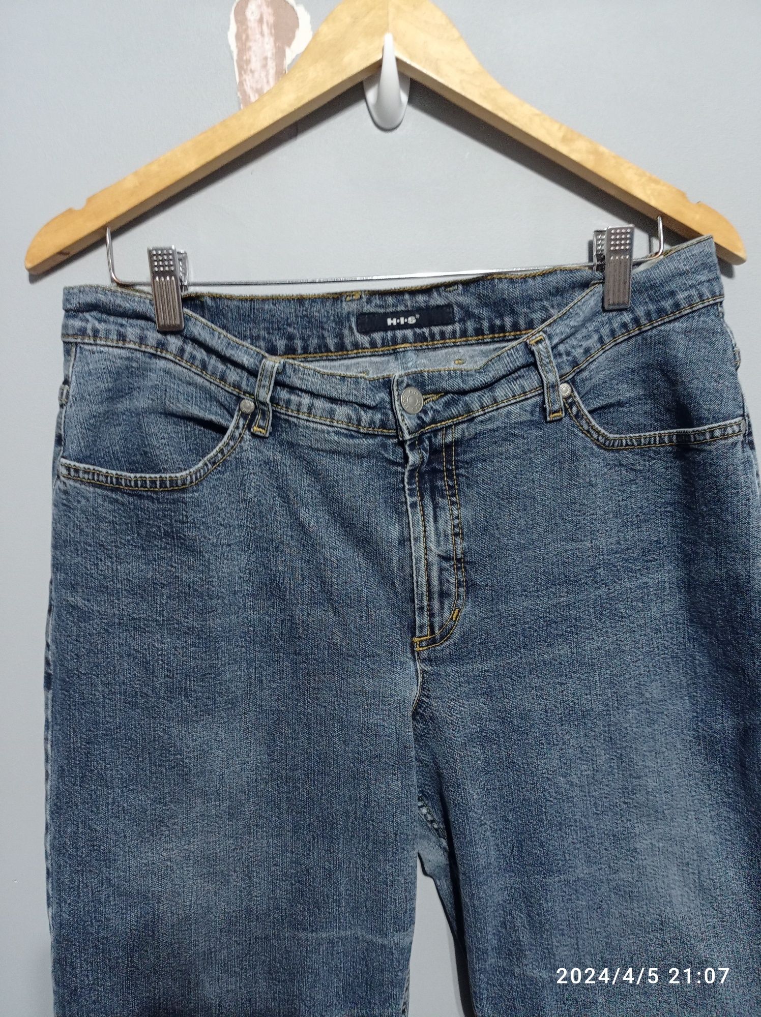 Spodnie M 42 29 jeansy straight proste nogawki dżinsy HIS