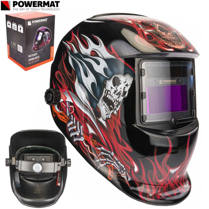 POWERMAT Samościemniająca Maska Przyłbica Spawalnicza PM-APS-600T2
