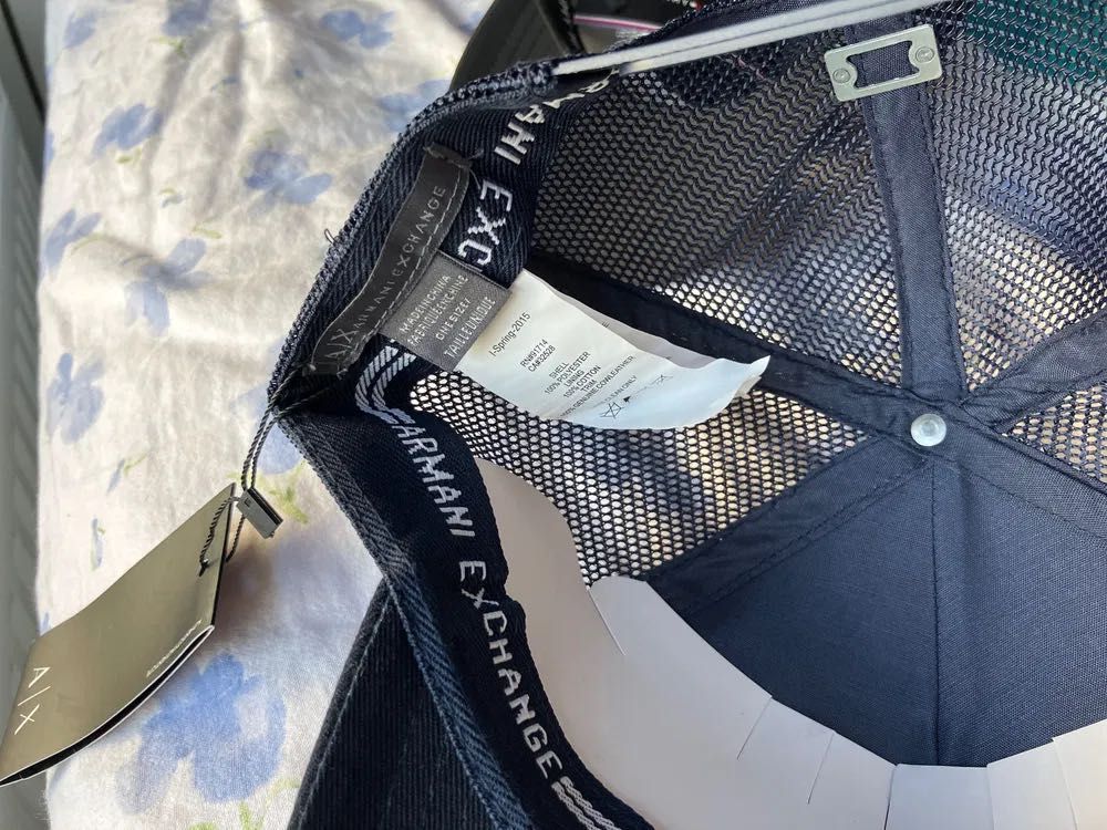 Czapka z daszkiem Armani Exchange Nowa granatowa metka