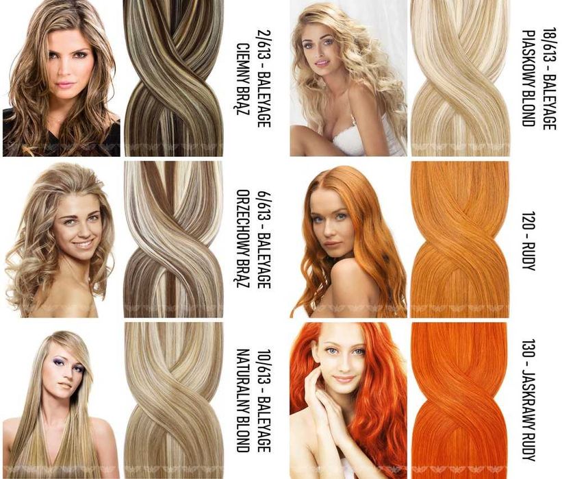 Dopinka Kucyk 50-55 cm Kuc Doczepiany gęsty Włosy Naturalne