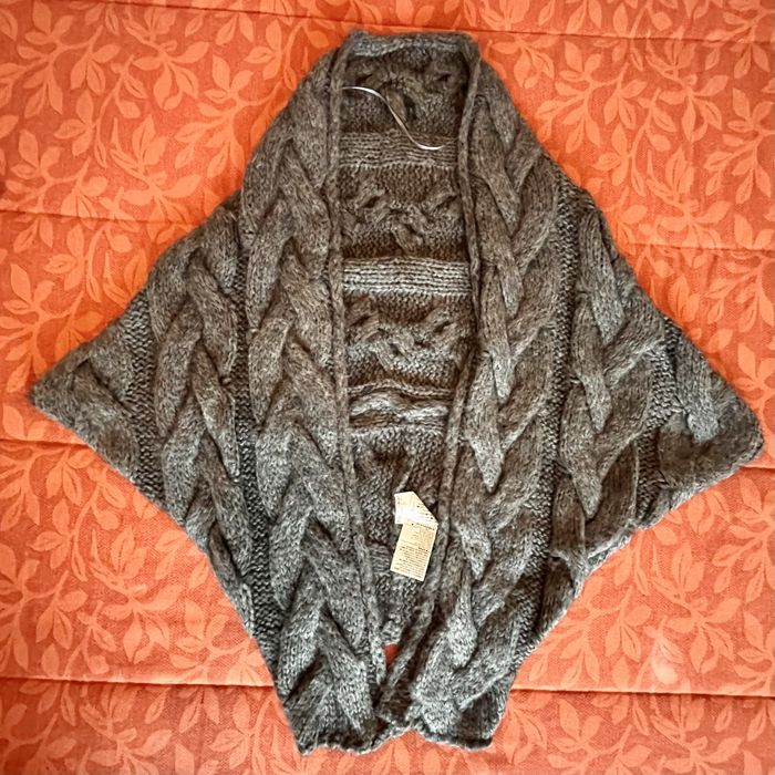 Casaco/colete lã Benetton cinzento