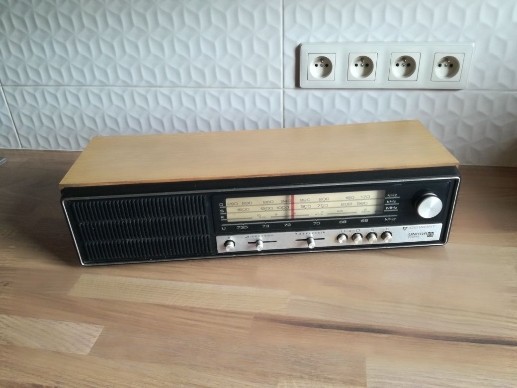 radio i mikrofon prl Unitra Diora Giewont
