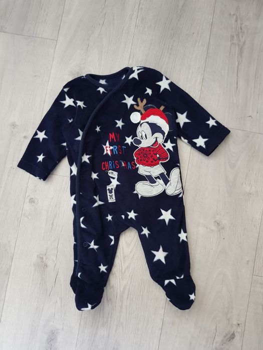 Флісовий чоловічок George на 0-3 місяця 56-62 см з мікі маусом