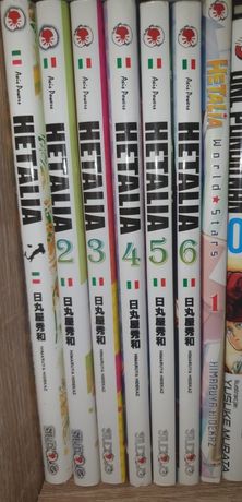 Manga "Hetalia" tomy 1-6 + "Hetalia World Stars" tom 1
