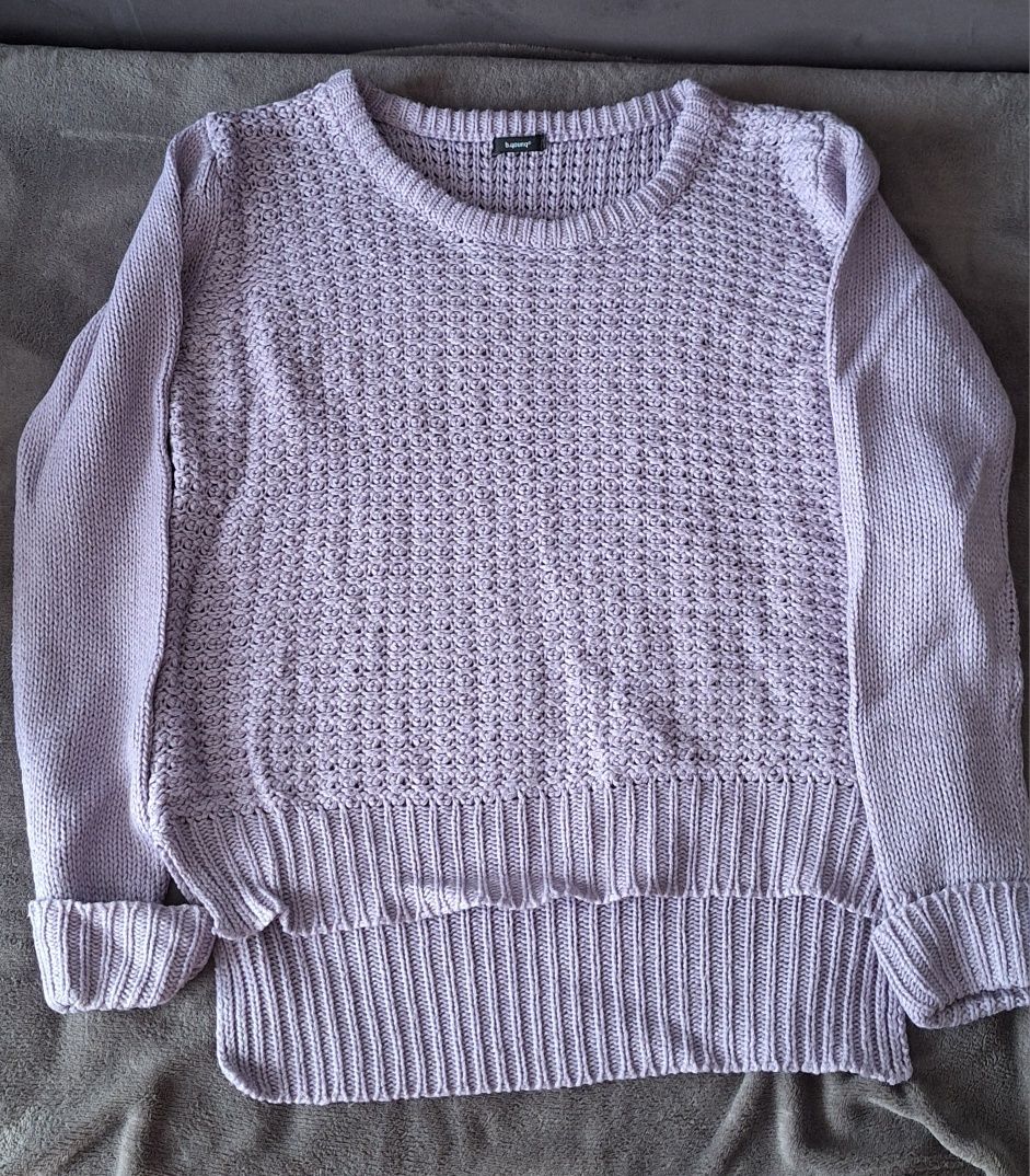 Sweter lawendowy L/XL