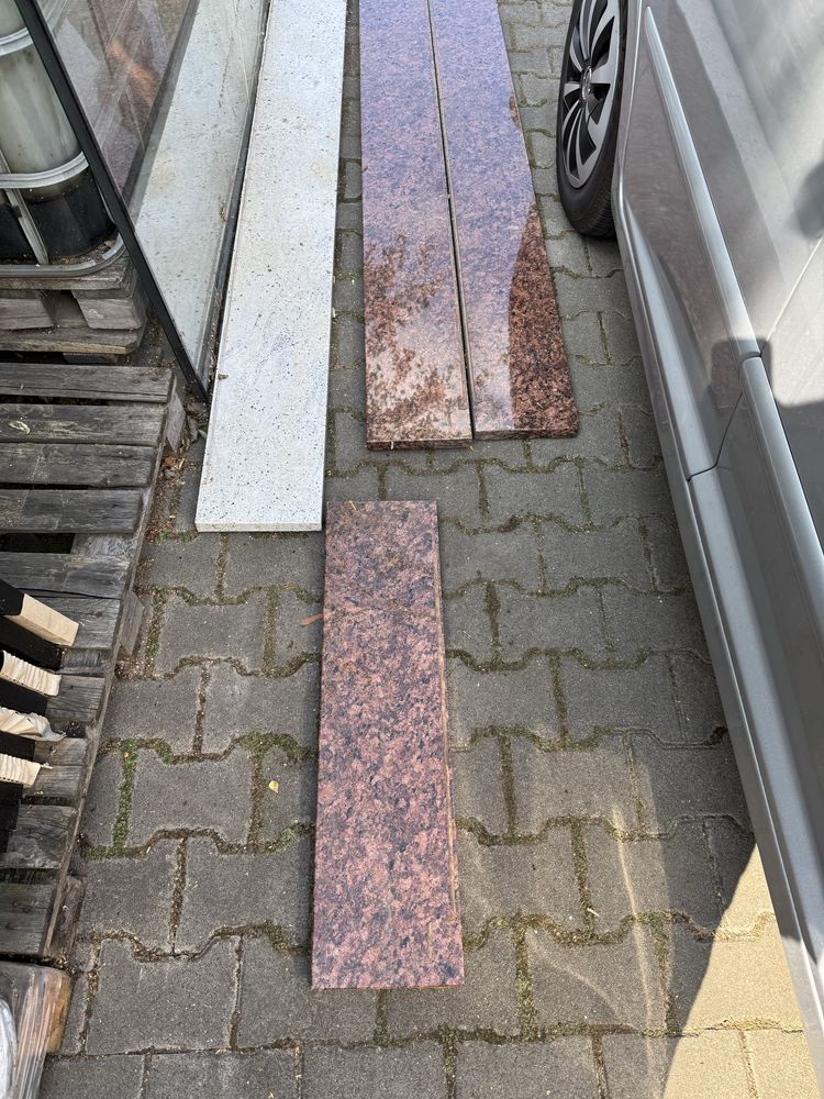 Parapety zewnetrzne/wewnetrzne granitowe