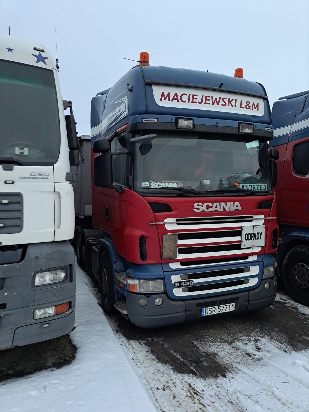 Scania  ciągnik siodłowy hydraulika