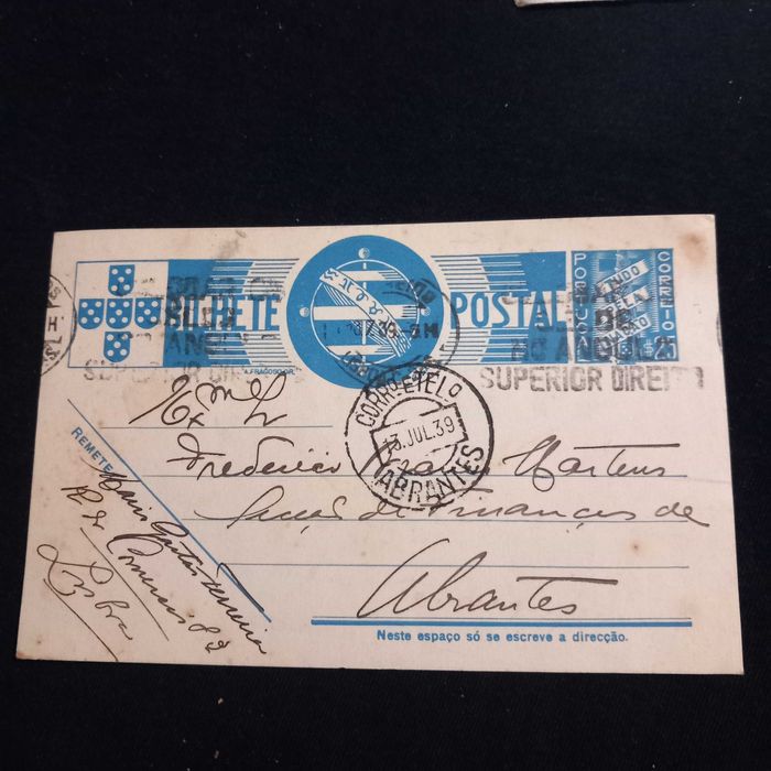 Antigo bilhete postal