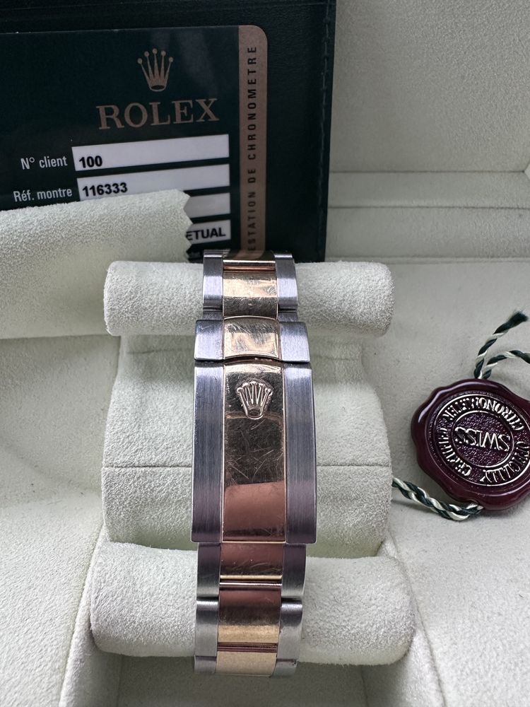 Rolex DateJust Winbledon Dial gold sal oyster