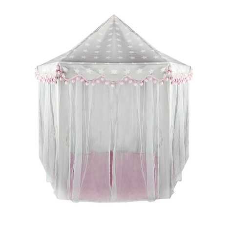 Namiot dla dzieci szaro-różowy NAM1010