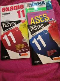 Livros de preparação de testes e exames nacionais do 11° ano