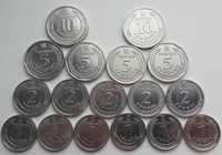 Монеты Украины номиналом 1 гривна, 2 гривны, 5, 10 грн. разных годов
