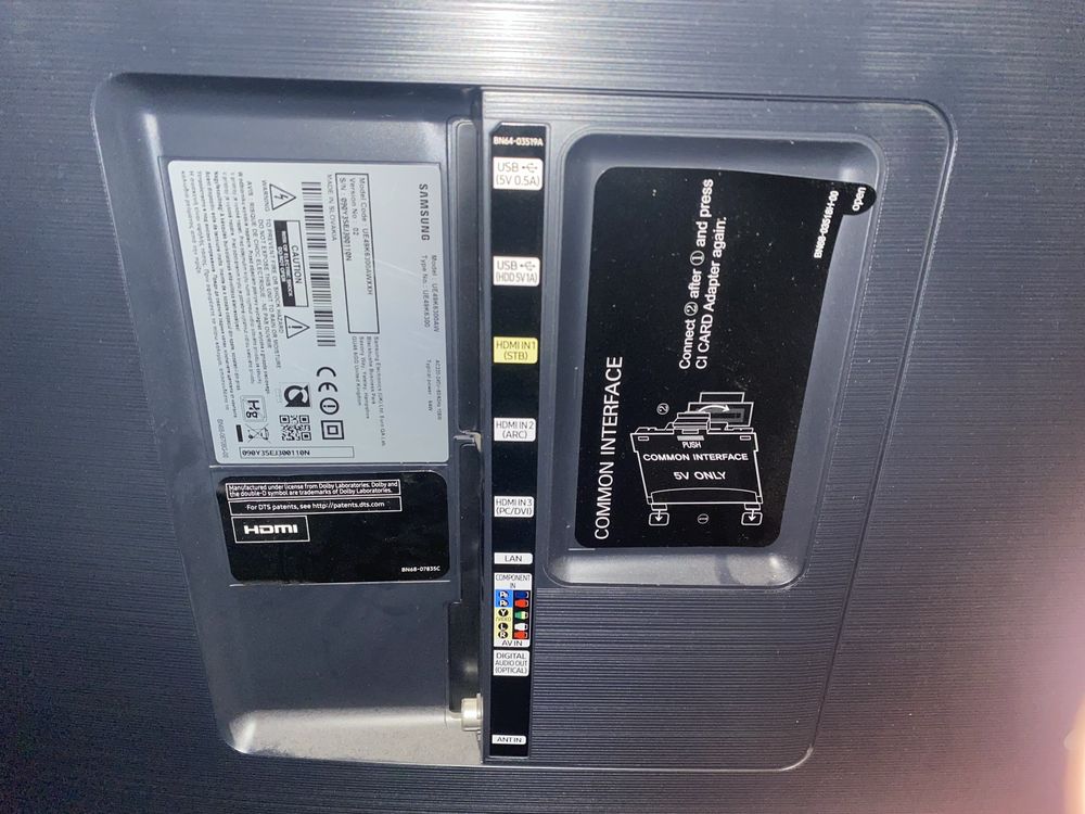 Samsung UE48K6300AW uszkodzony – zakrzywiony TV 48”