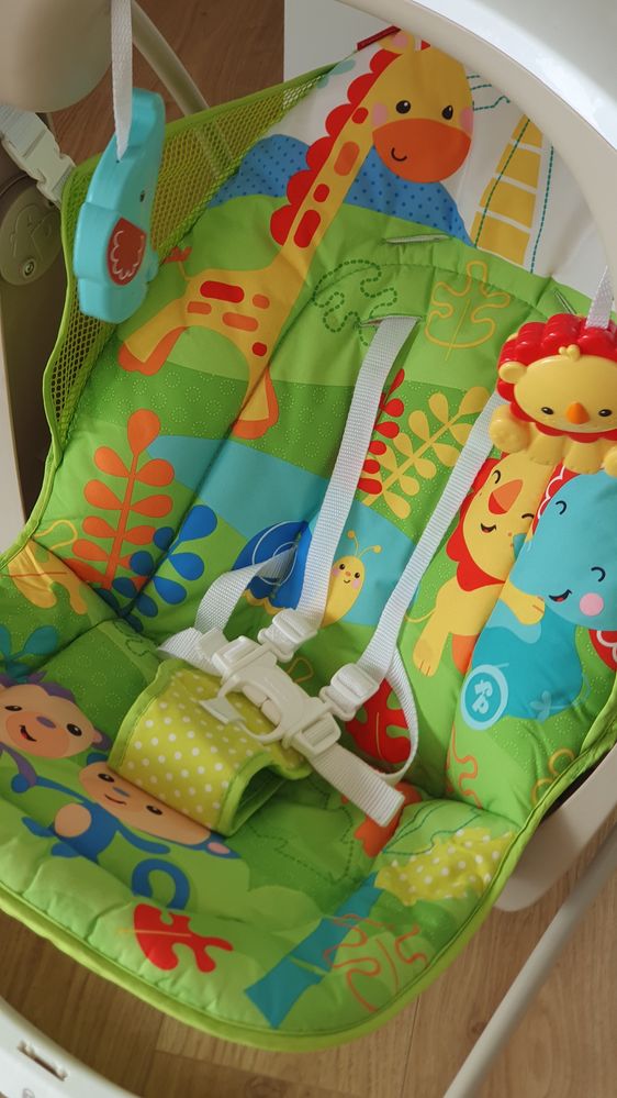 Huśtawka leżaczek Fisher Price forest friends