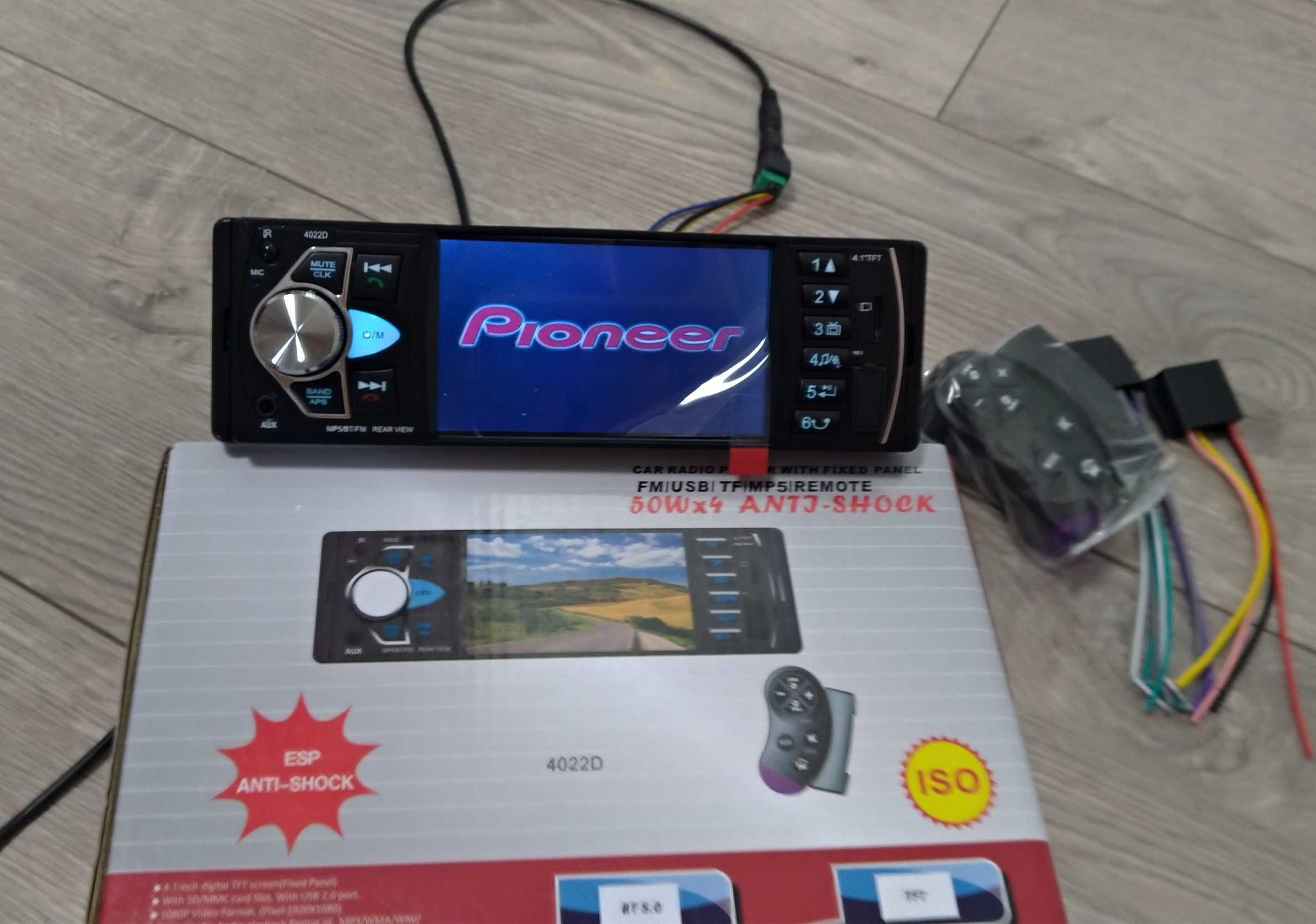 Pioneer 4022 MP5 автомагнітола Дисплей 10,5см\Bluetooth\USB\SD