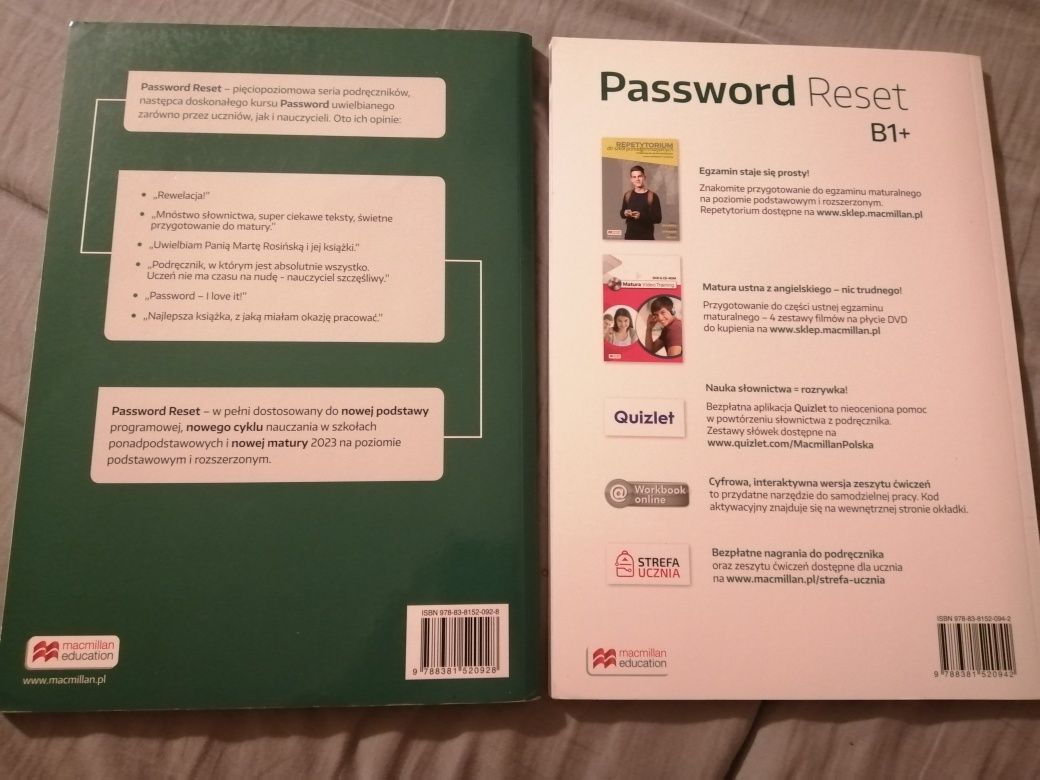 Password Reset B1+ Macmillan Education