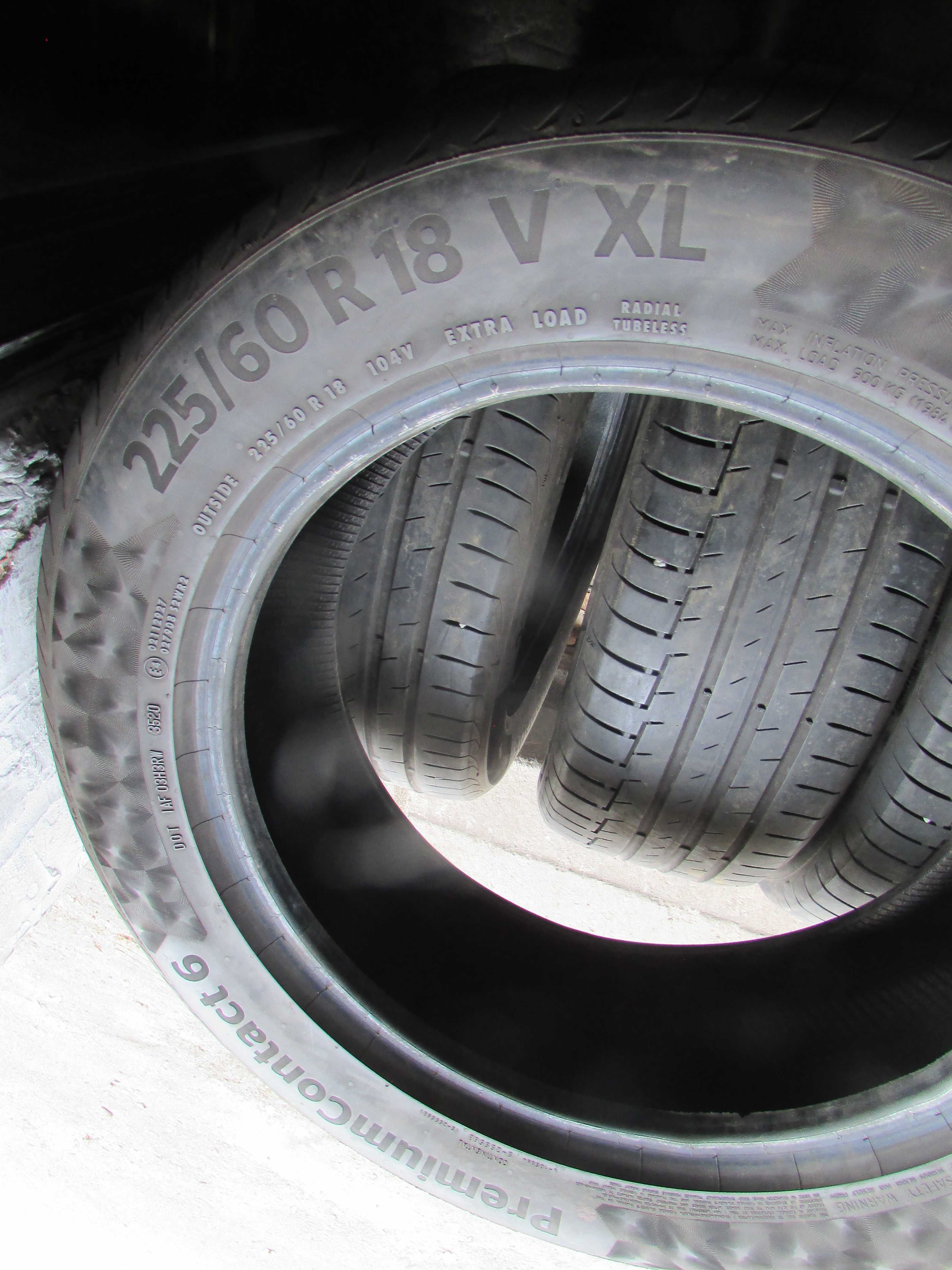 Комплект літньої гуми 225/60/R18 Continental PremiumContact 6
