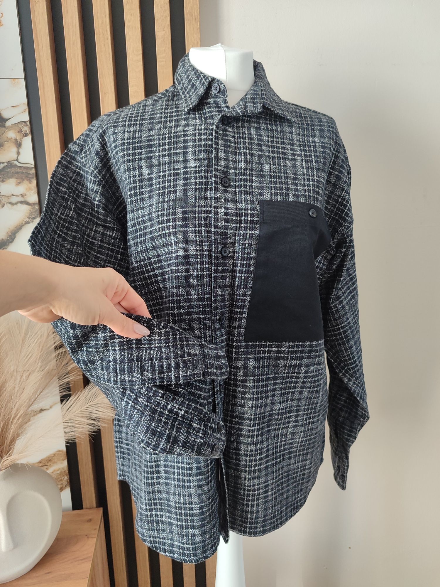 Koszula męska woodbird S Men's shirt Stoll Nappa Shirt Navy