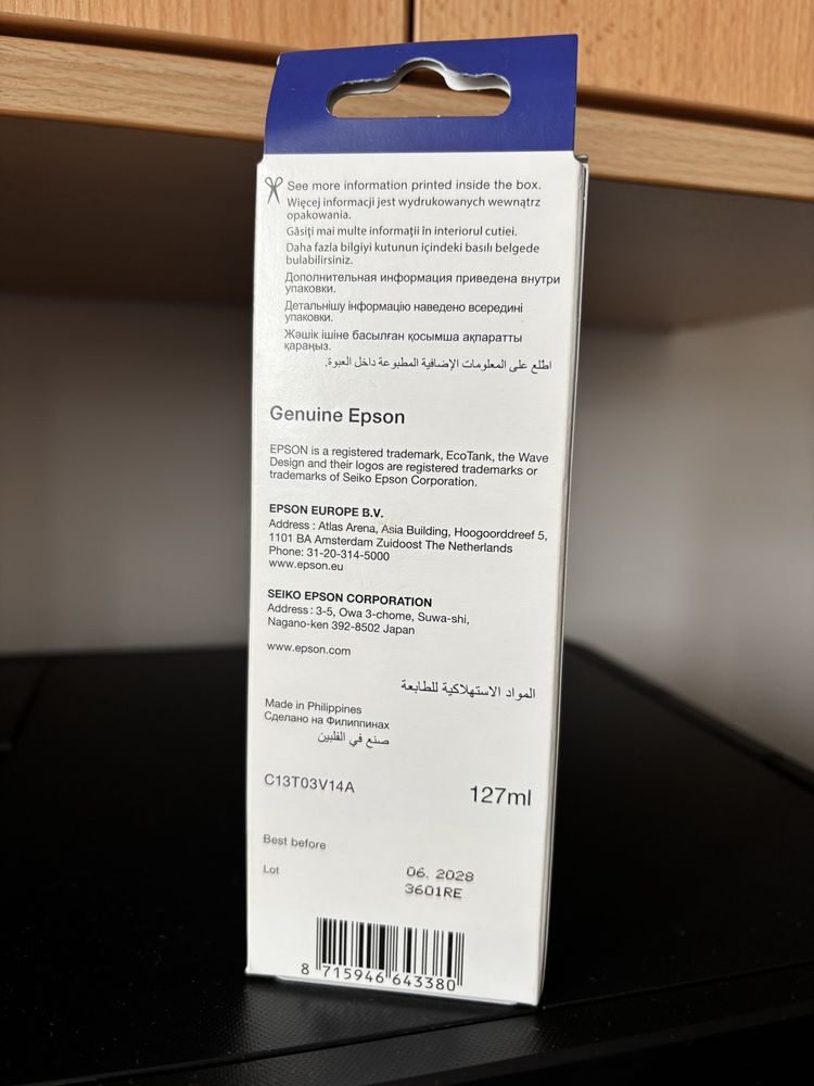 Tusz Epson 101 czarny