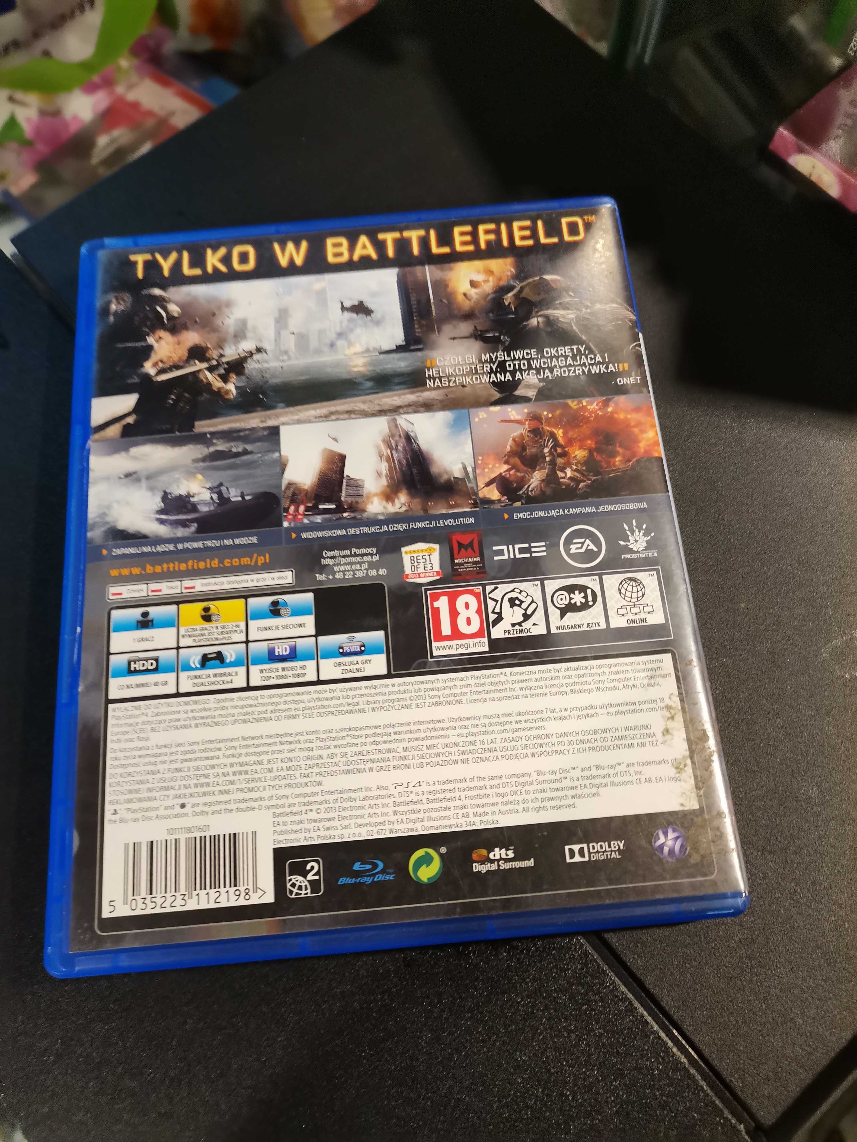 BattleField 4 wersja pl ps4  Battle Field
