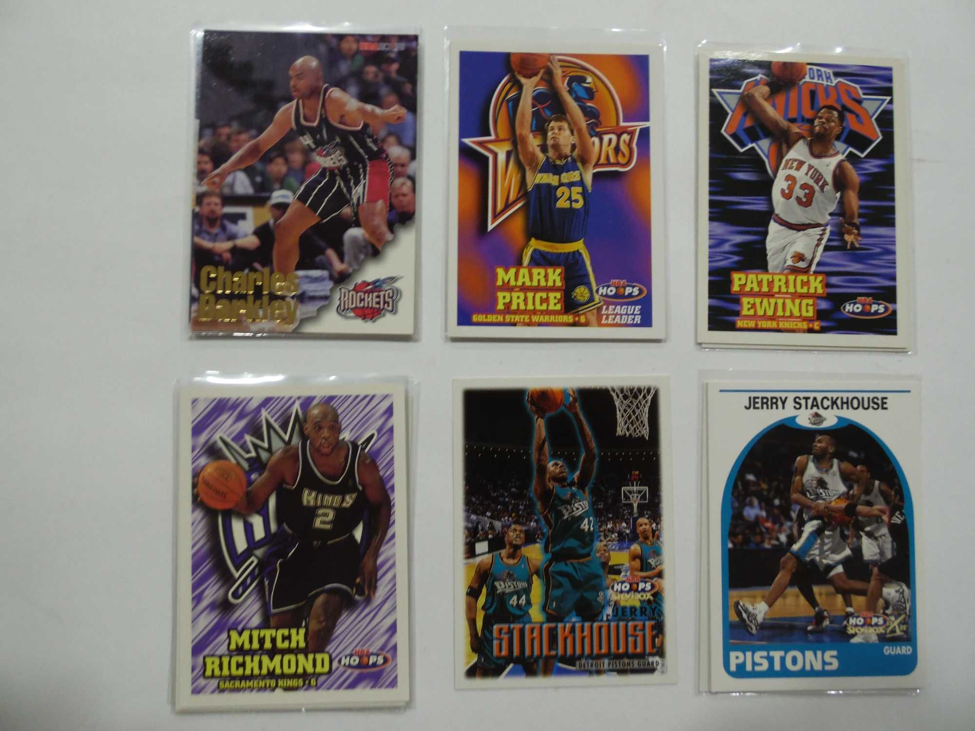 Lotes de cartas da NBA Hoops