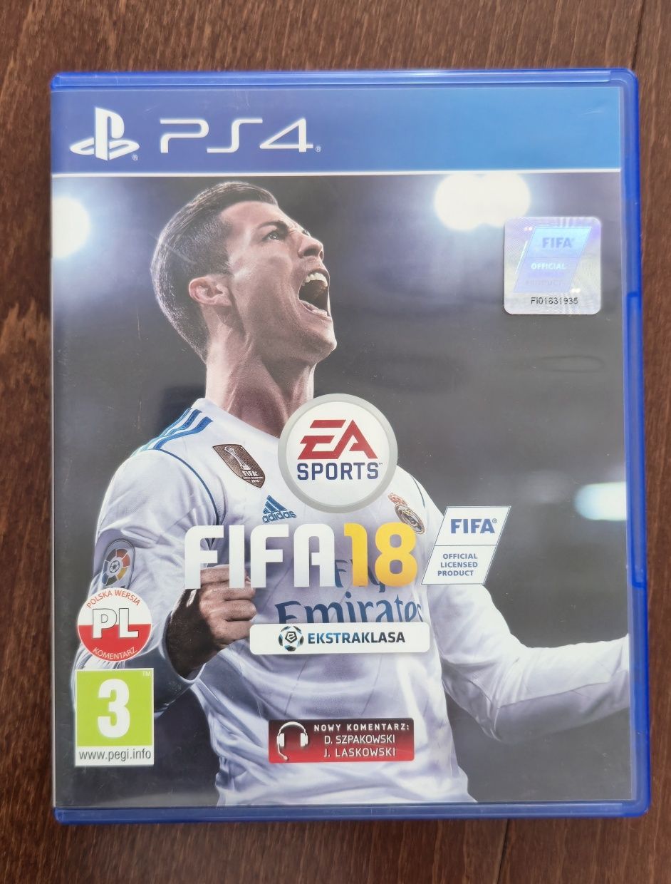 FIFA 18 PS4 na nośniku