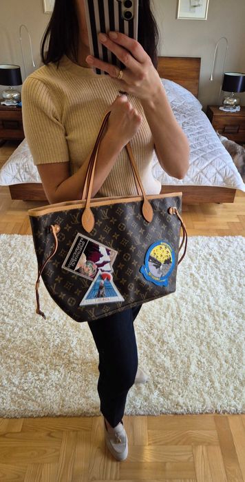 Torebka Louis Vuitton, Neverfull, limitowana, edycja, luksus, skórzana