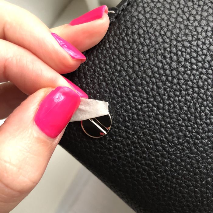 Сумка Toteme T-Lock чорна