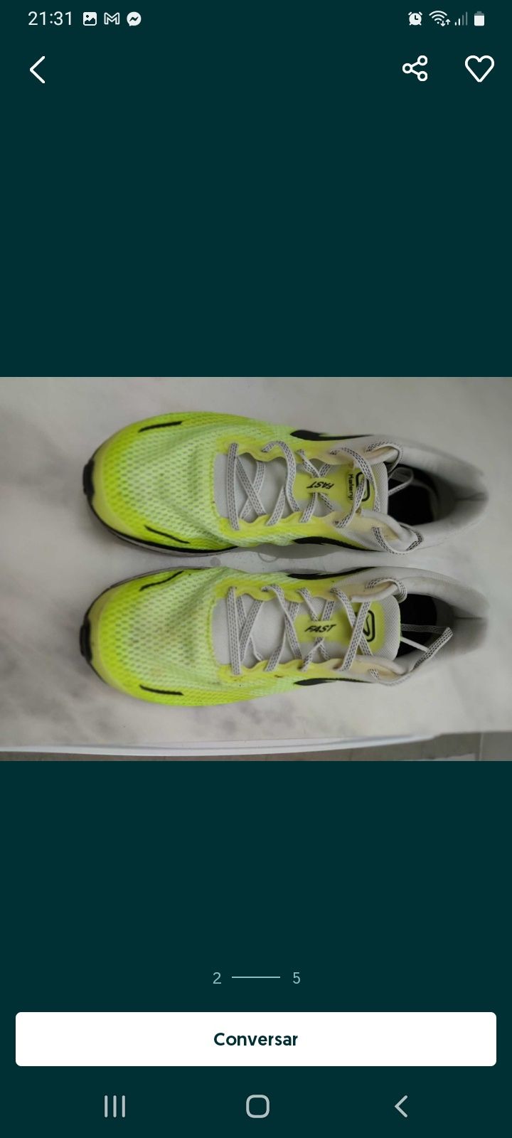 Vendo ténis Kiprun