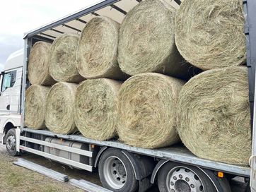 siano okrągłe bele, duża kostka oraz mała kostka TRANSPORT CAŁA POLSKA