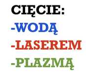 Cięcie wodą, laser, plazma- Łuków 21-400