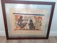 Quadro a imitar papiro