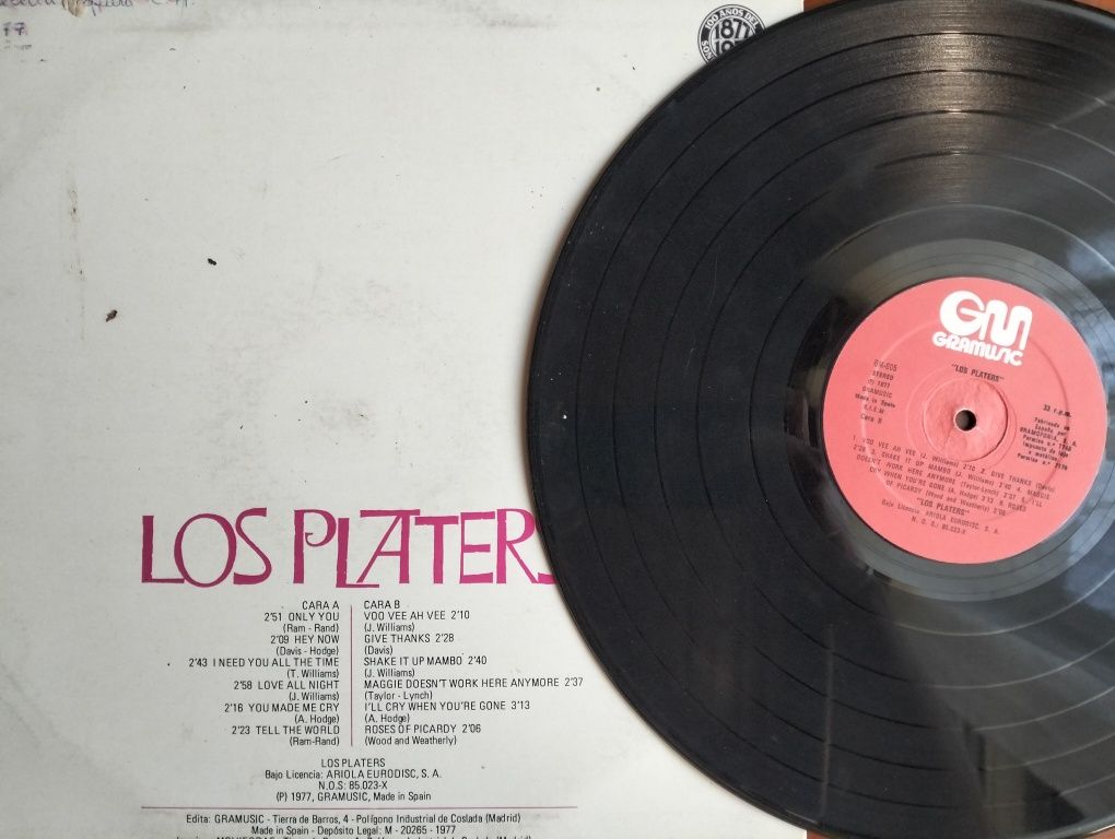 Disco de vinil LP Los Platters
