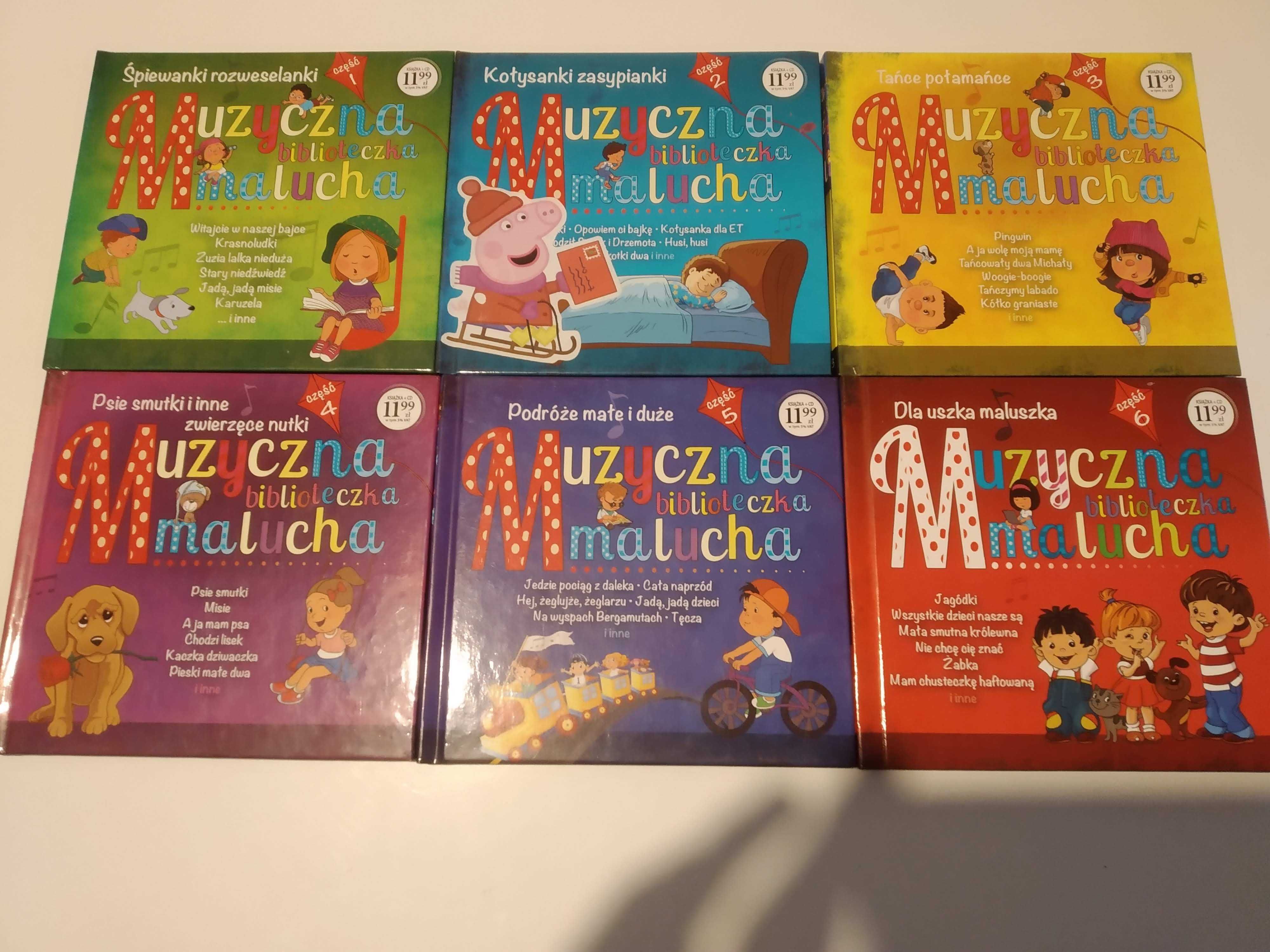 Zestaw bajek Masza i Niedźwiedź Peppa Smerfy Piosenki i inne na  DVD
