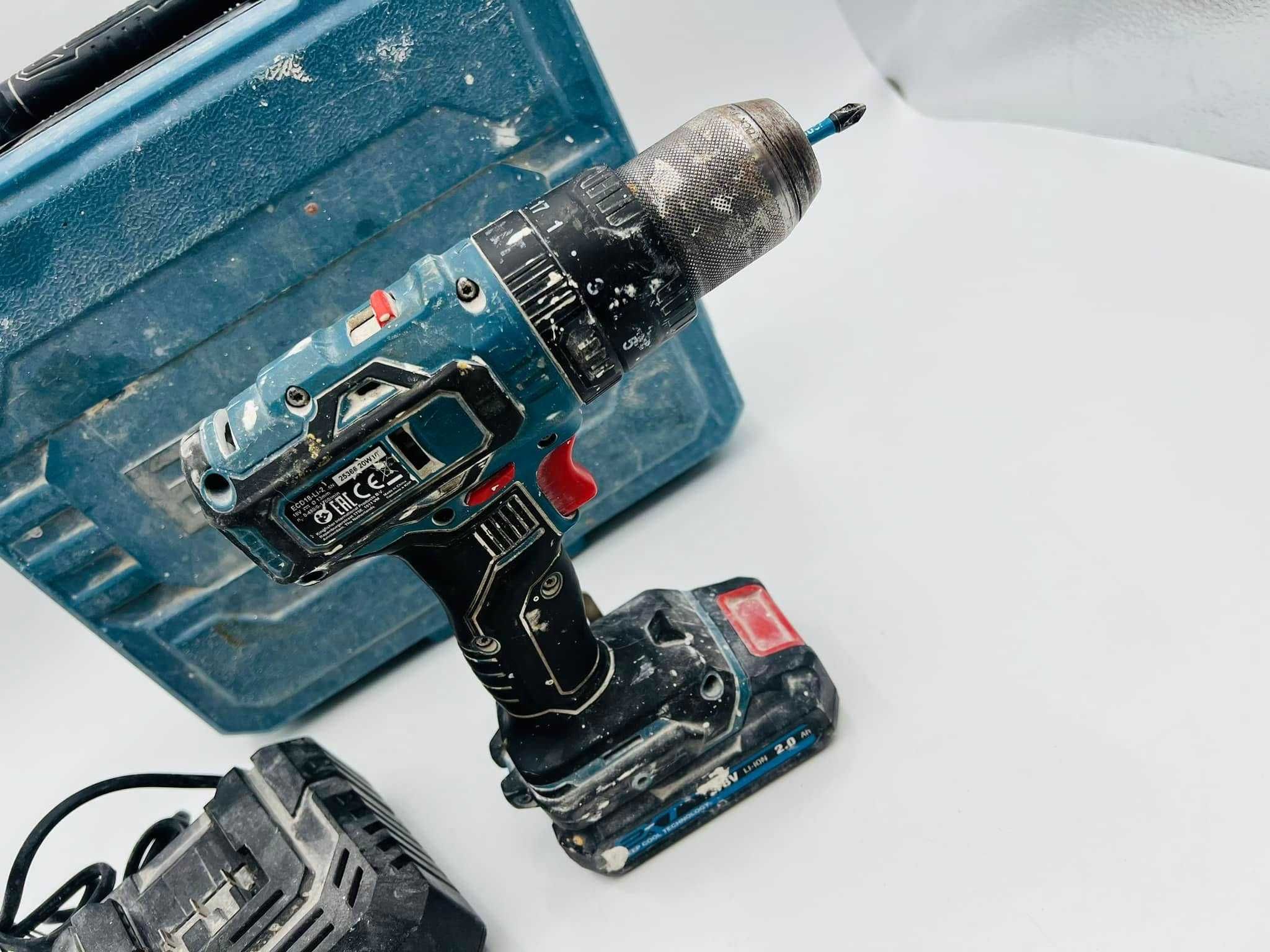 Wkrętarka Erbauer ECD18-Li-2 zestaw