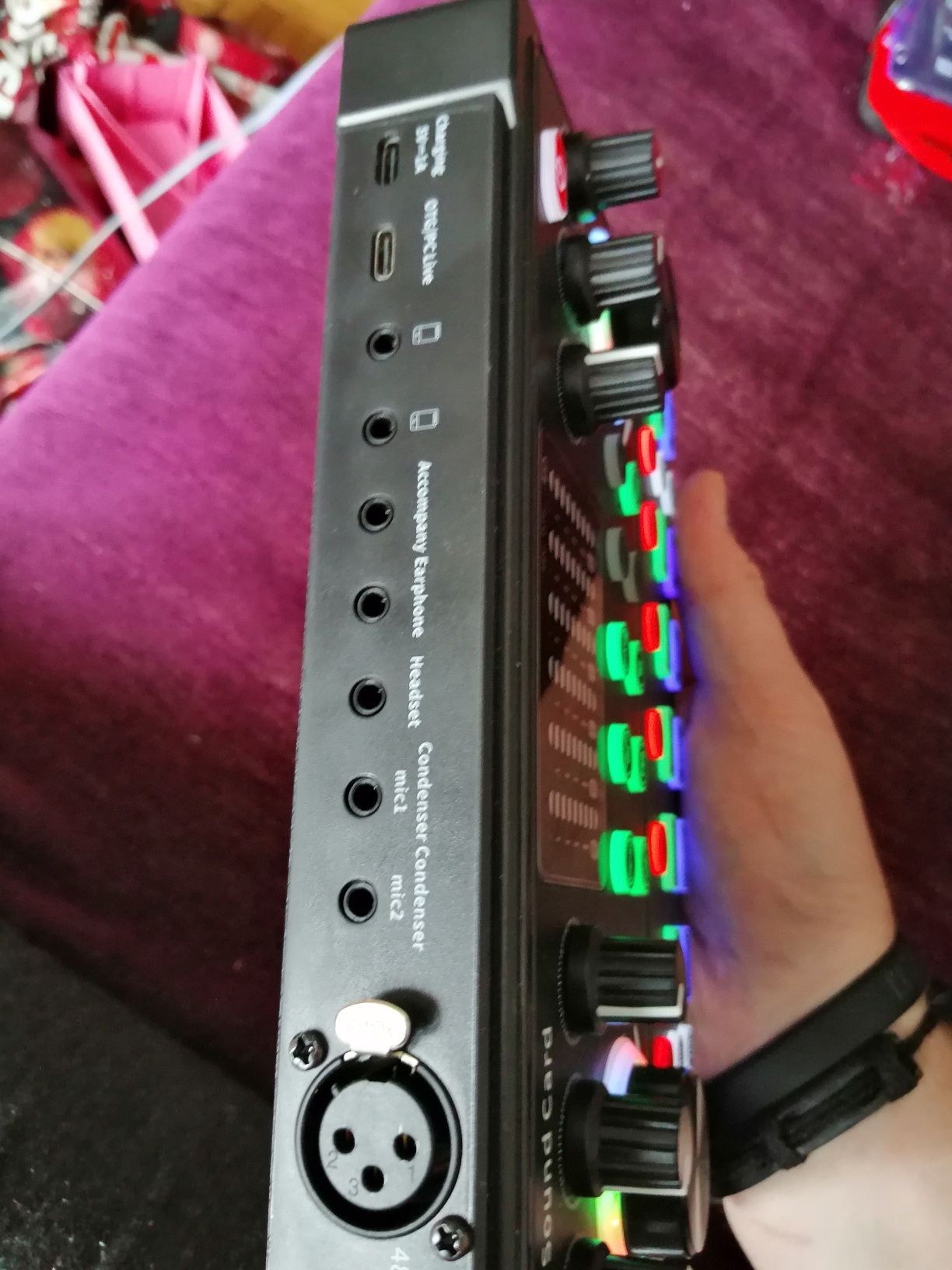 Live Sound Card Proffesional Studio Pro